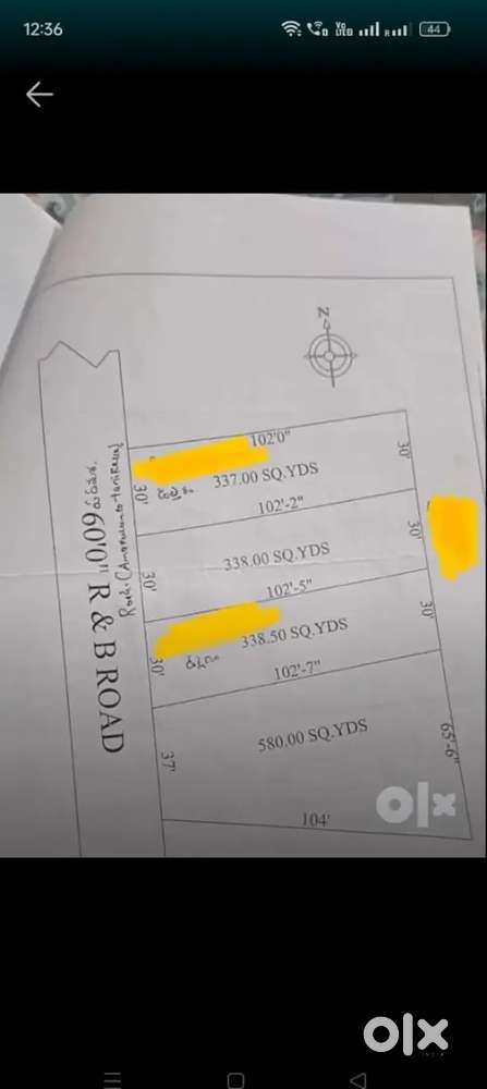 Open plot west facing