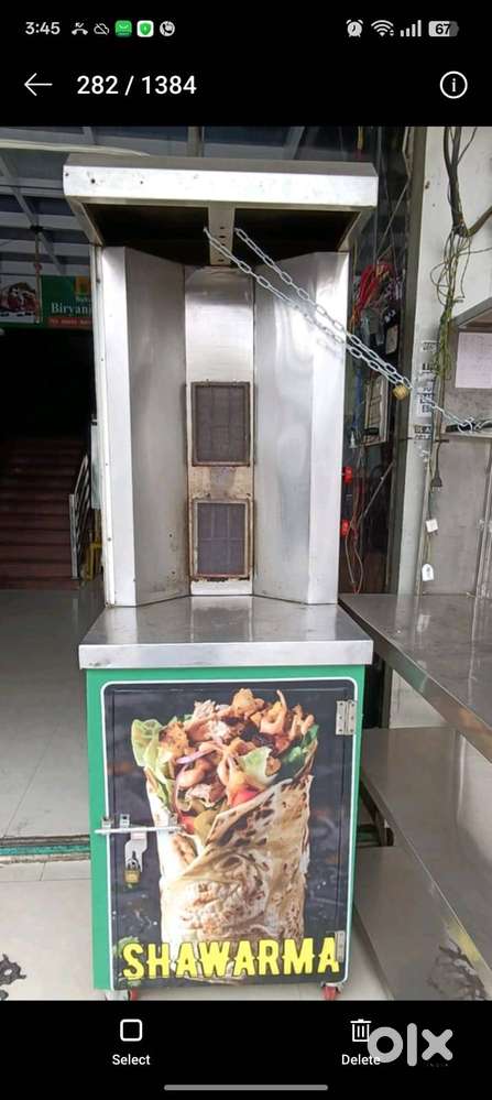 Shawarma Machine and Tea Stand