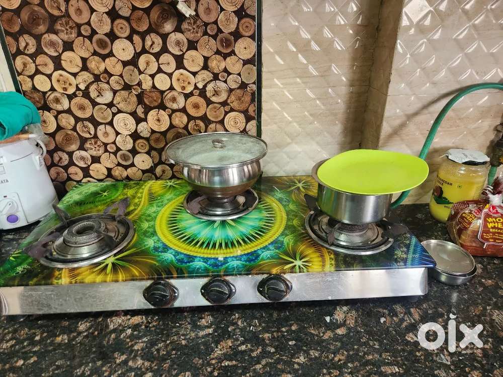 3 burner gas stove