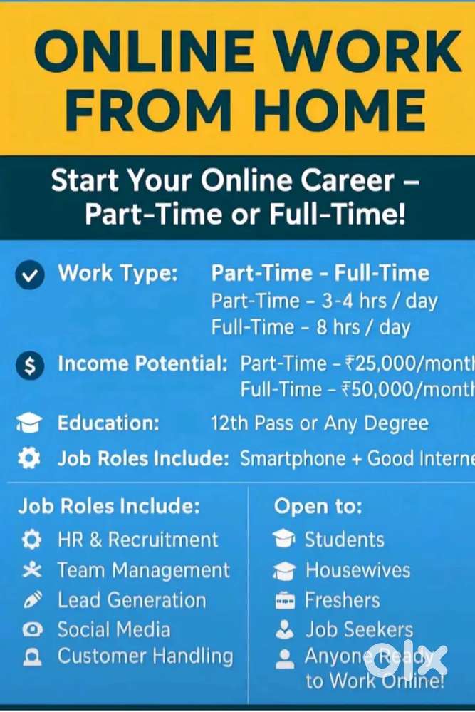 Work from home work ( online work)