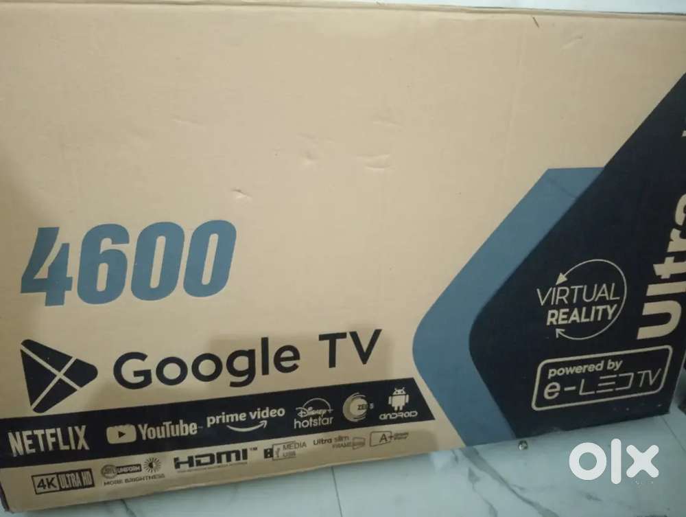 Assembled led tv 43,inch month old