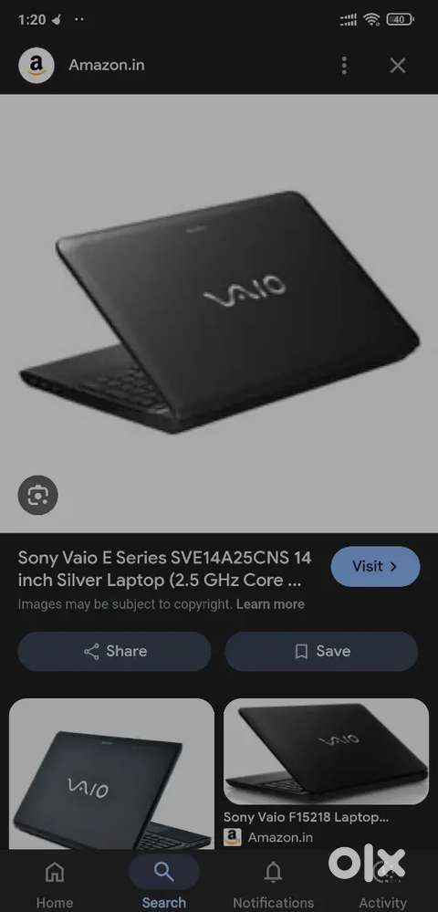 Sony vaio Laptop