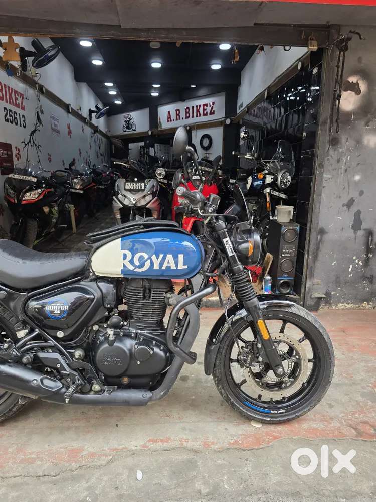 ROYAL ENFIELD HUNTER 350 Blue Top Model