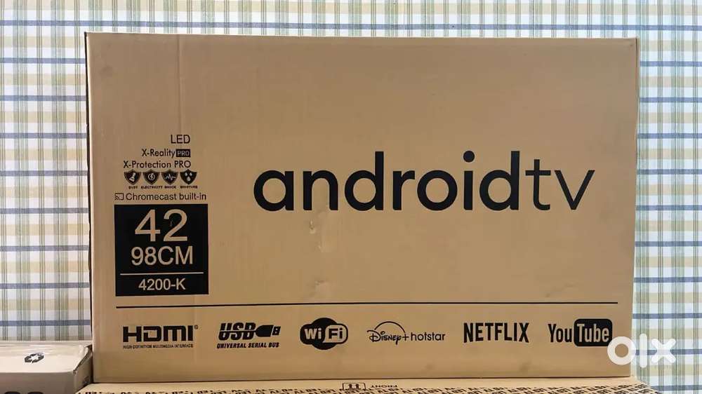 Sale 42 inch led tv slim BEZELESS DESIGN Android Smart with WiFi