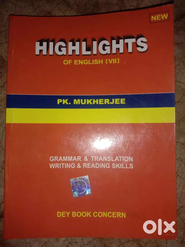 Highlights of English By pk. Mukherjee for class 7