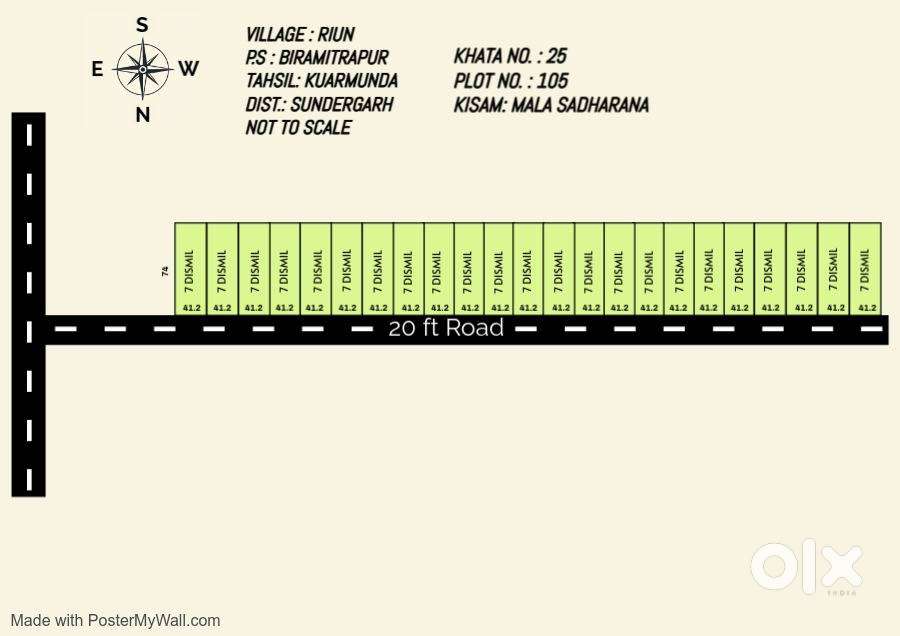 GHARBARI PLOT FOR SALE AT RIUN NEAR JHIRPANI