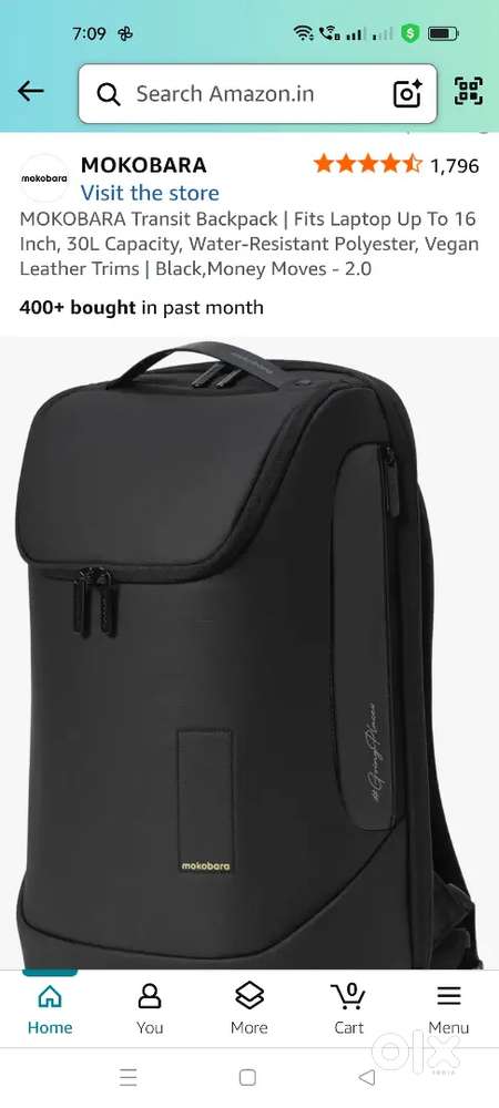 MOKOBARA Transit Backpack  Fits Laptop Up To 16 Inch, 30L Capacity