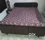 Queen size bed 5×6 with Cotton Mattress