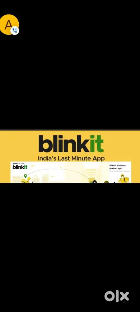 Hiring for Bangalore blinkit delivery boy job