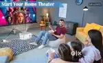 Buy 300Inch 4K Projector Watch TV Movies Cricket Indoor Outdoor Screen