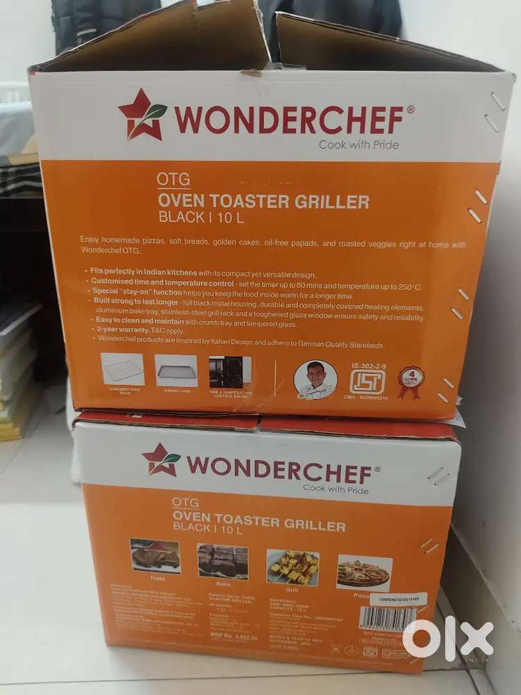 Brand New Unpack Wonderchef OTG 10L