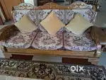Wooden sofa set