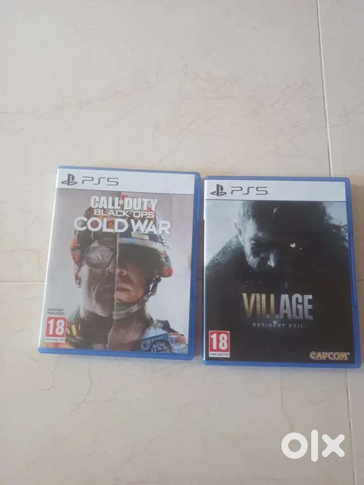 Call of duty nd Resident evil village (ps5)