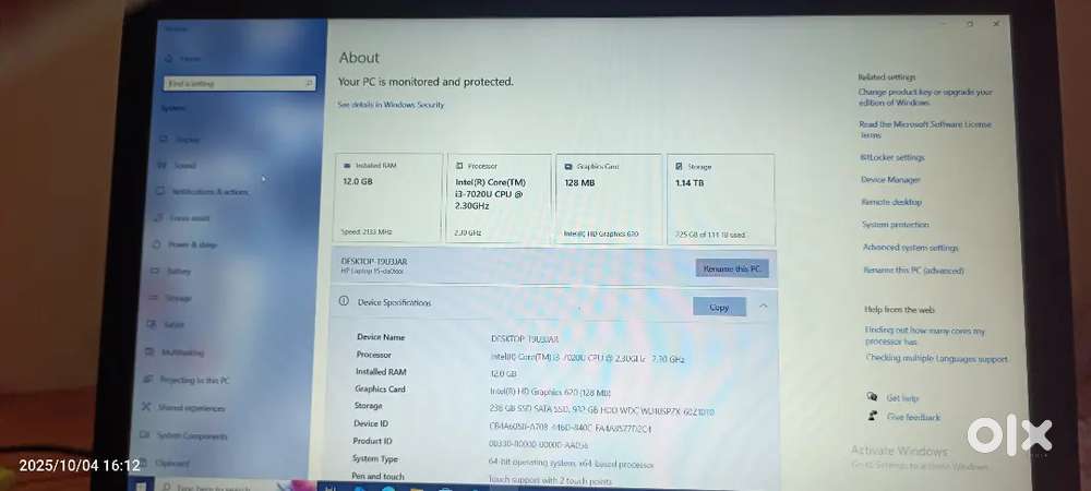 Hp laptop in best conditions and it run very smoothly