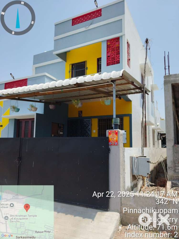 A well constructed Duplex House with six months older and south facing