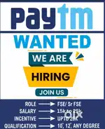Work on paytm sells