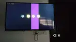 MI tv - 43 inch - vertical lines - 2 blocks