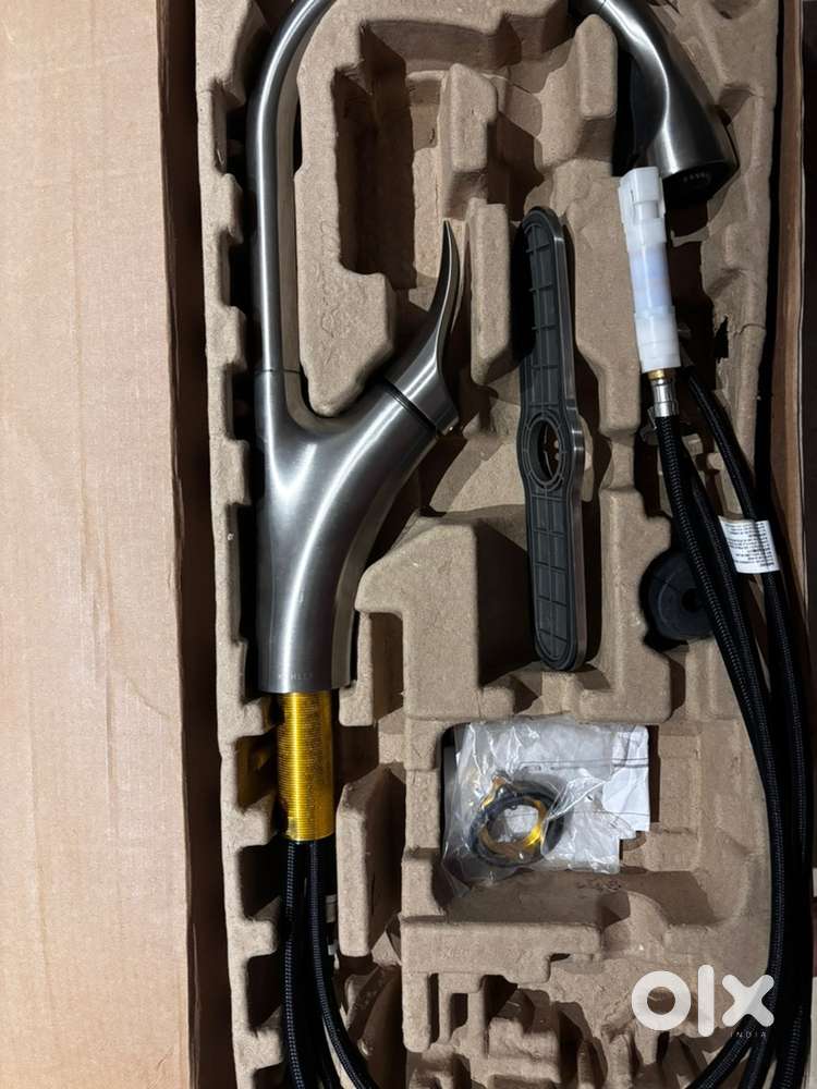 Kohler Pull-Down Kitchen Tap  Premium Stainless Steel Faucet
