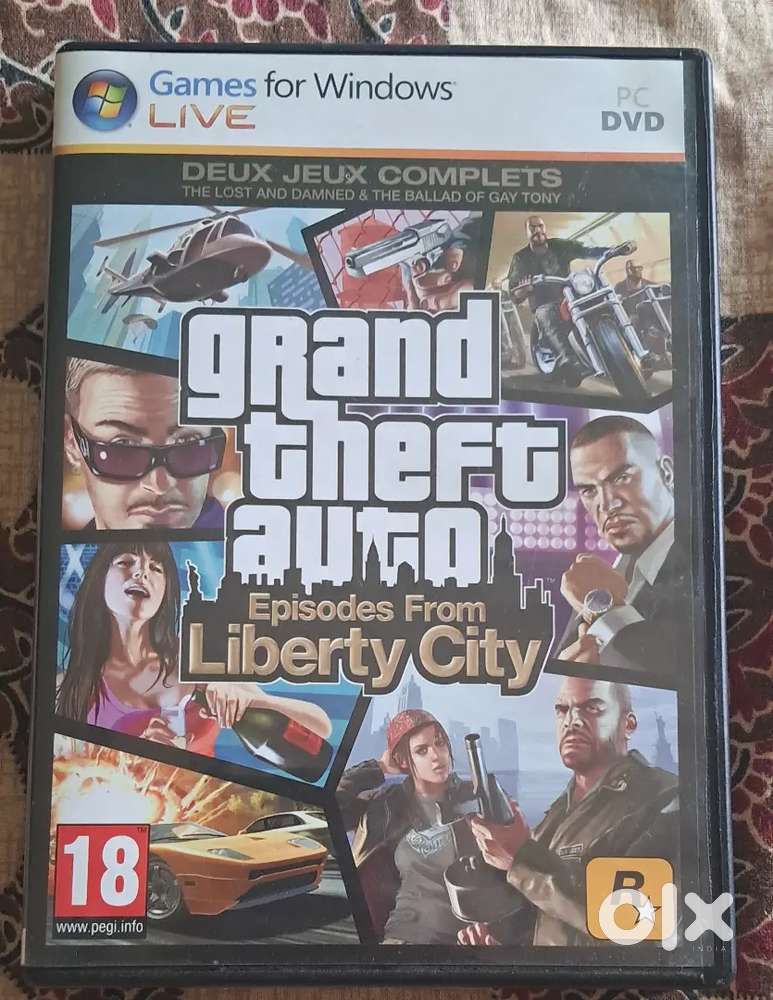 GTA Epides From LibertyCity PC 100% Good condition DVD