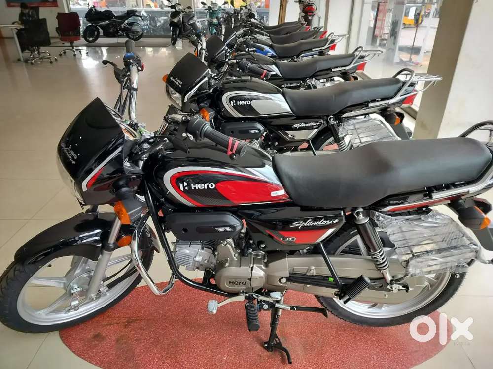 New Hero splendor low down payment 10,000/* free helmet