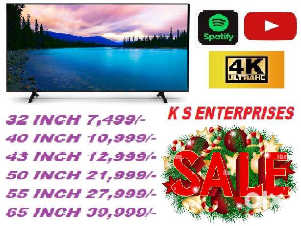 WINTER OFFER 43 INCHES  SMART, 4K UHD LED TV IN 12,999 ONLY.