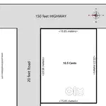 10.5 Cents Commercial Land near Kulashekara.