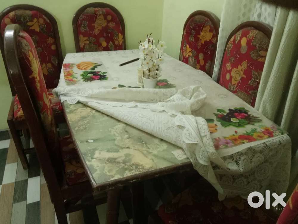 Teak wood dining table