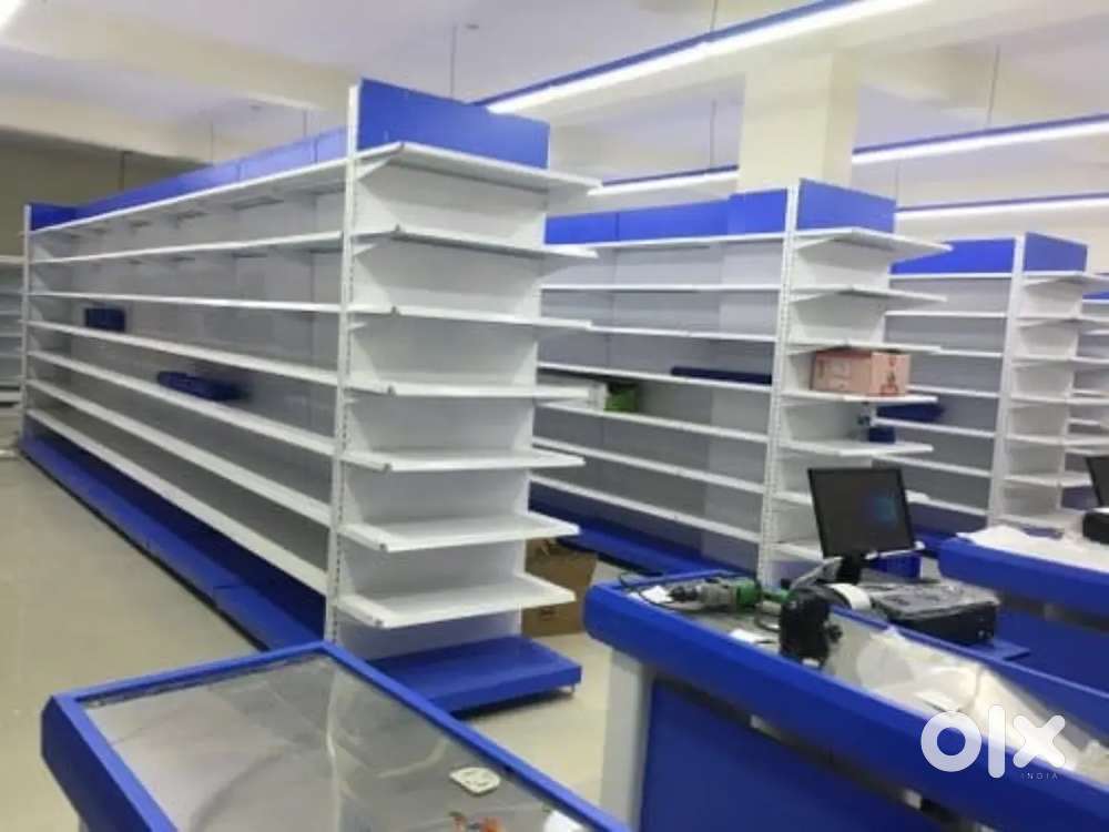 Kirana store racks, amroha racks manufacturer