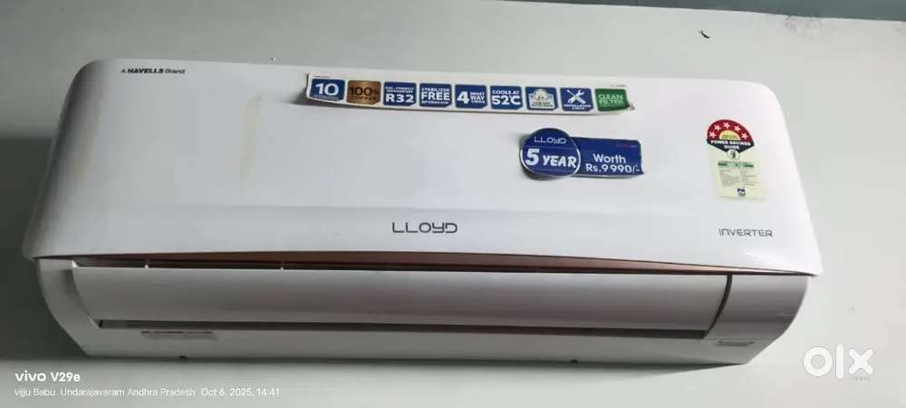 Lloyd 1.5 ton 5 star ac