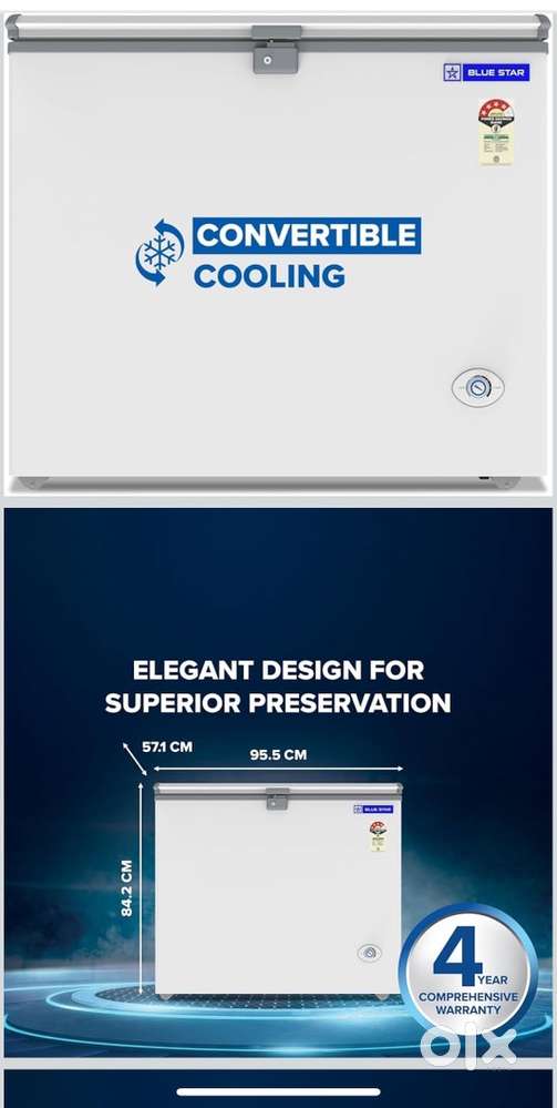 Blue Star  Single Door Deep Freezer ( 215 liter)