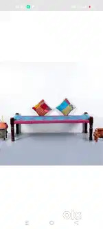 Wooden charpai cot restaurant furniture hotel furniture dabba furn