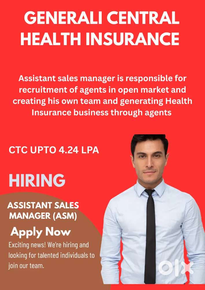 Chennai/ASM /Generali Central general insurance/Onrole/CTC 4.24 lpa