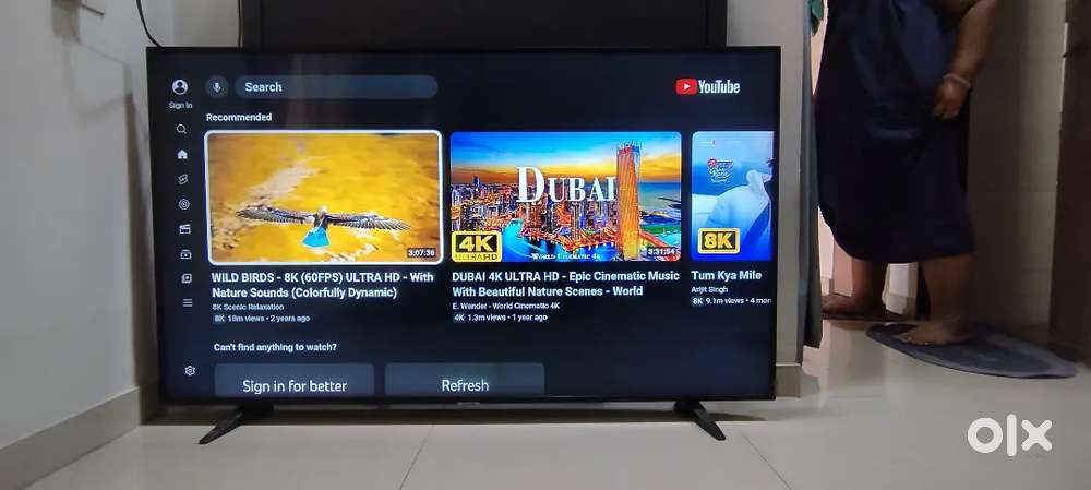 55 INCH SAMSUNG SMART ANDROID LED TV