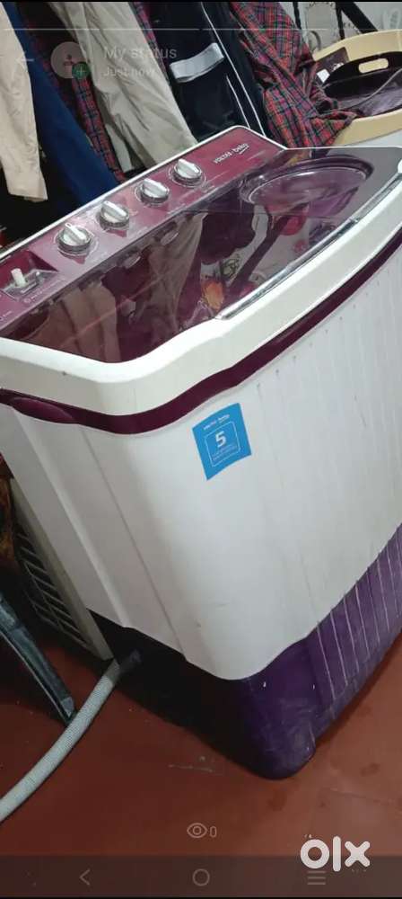 Voltas 8.0  kg  washing machine good work
