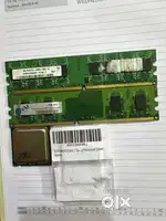 Core 2duo processor and RAM. in full working condition