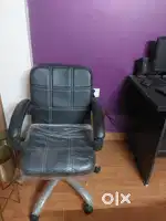 Computer table and chair