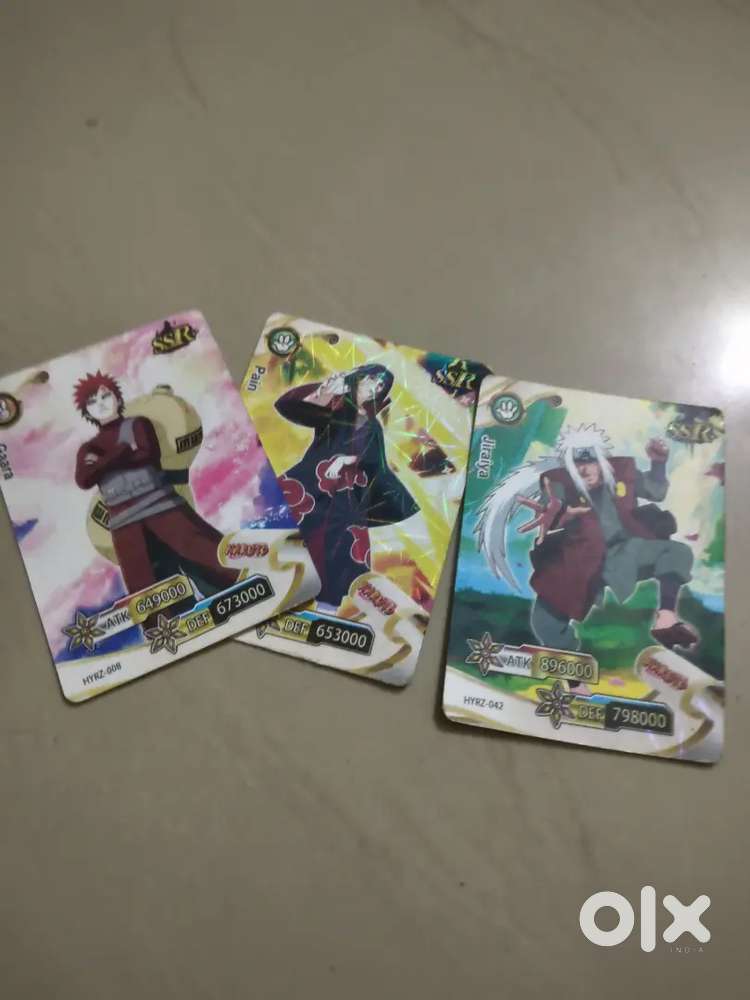Naruto trading card