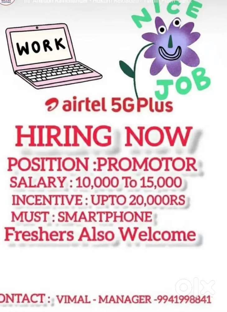 Sim Sales Executive - Airtel