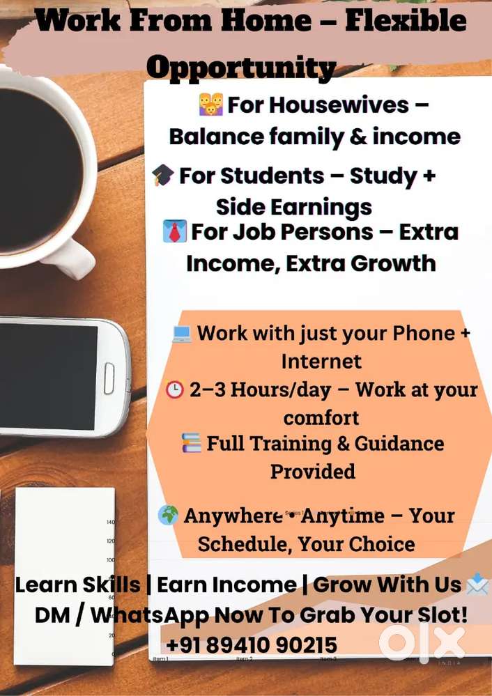 Work from home ( Part time - Full time )