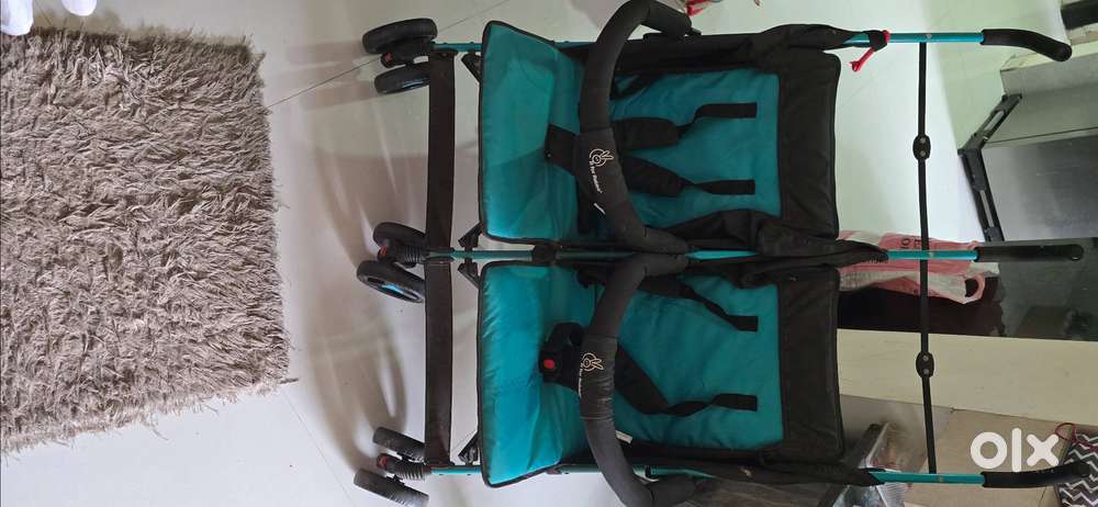 R for rabbit twin pram