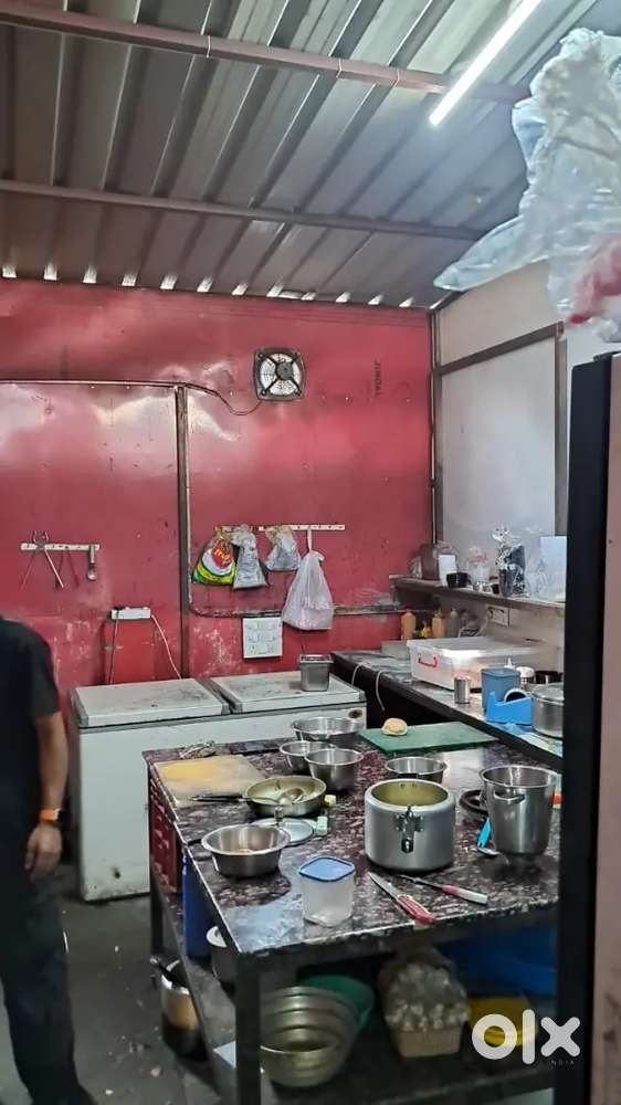 1000 sq ft running restaurant available opposite lic building dharampu