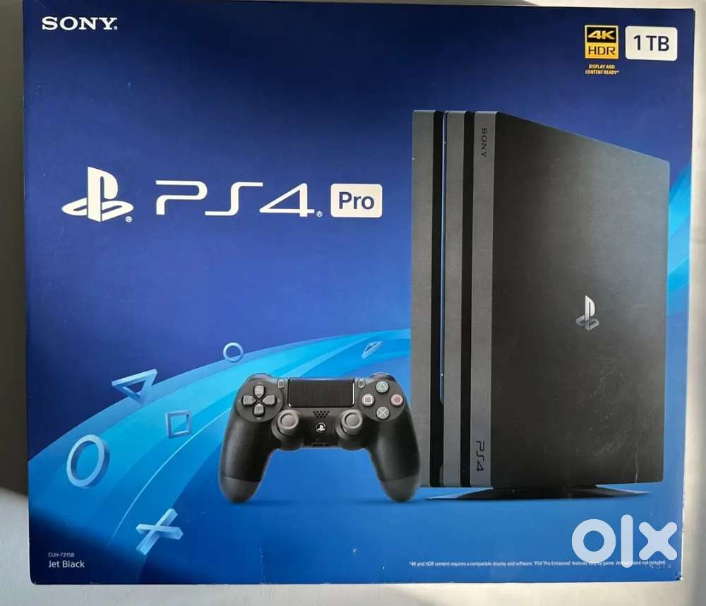 Sony PS4 Pro 1TB Console Bundle w/ 2 Controllers + Uncharted 4