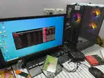 Gaming Cpu with a 1080p LG monitor,keyboard and mouse