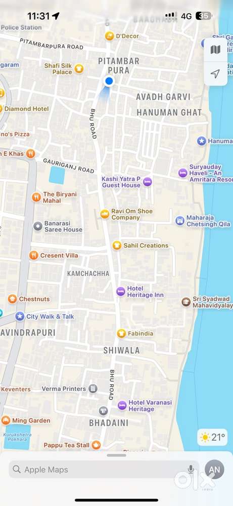 Hotel available in ravindrapuri colony