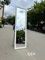 Brand new wooden standing mirror /DRESSING TABLE MIRROR in white