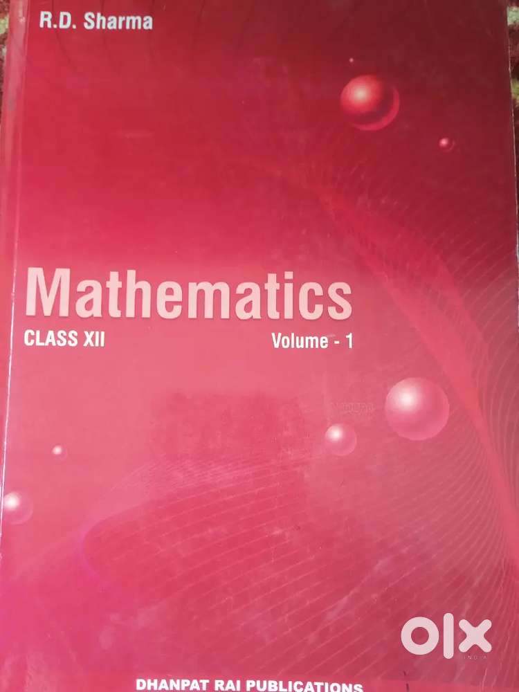 R.D. Sharma of 12 class volume 1
