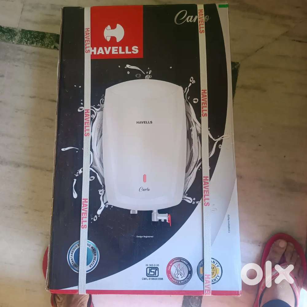 Brand New Havells Instant Water Geyser – Sealed Pack