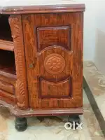 Antique Computer Table – 100% Solid Teak Wood, Vintage Charm