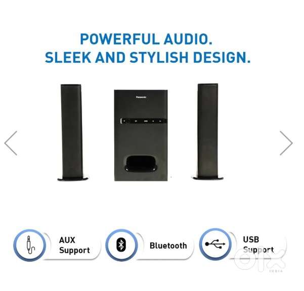 Panasonic SC-HT260GW-K 80 W Bluetooth Soundbar  (Black, 2.1 Channel)