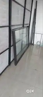 Light name board, aluminum frame, glass and door